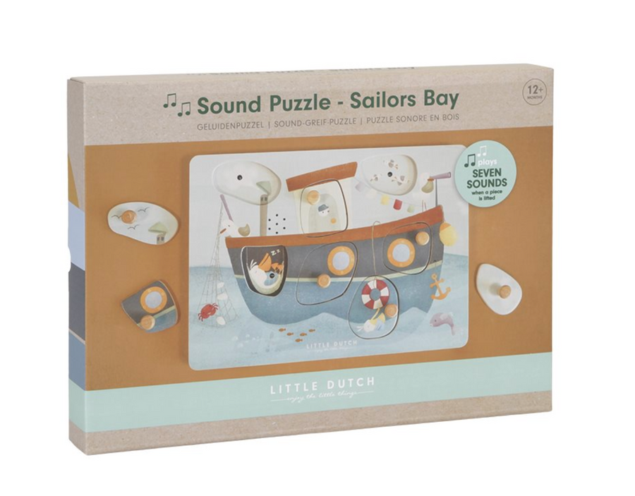 Puzzle sonore en Bois Sailors Bay - Little Dutch