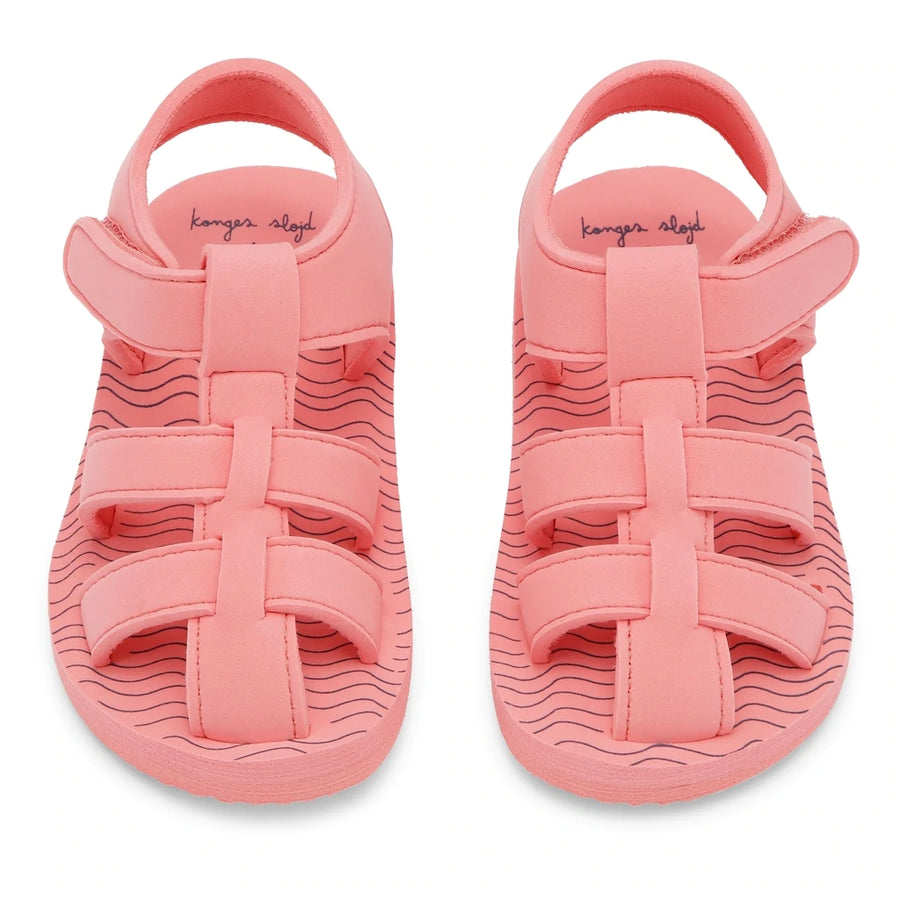 Sandals Sand / Strawberry pink - Konges Slojd 