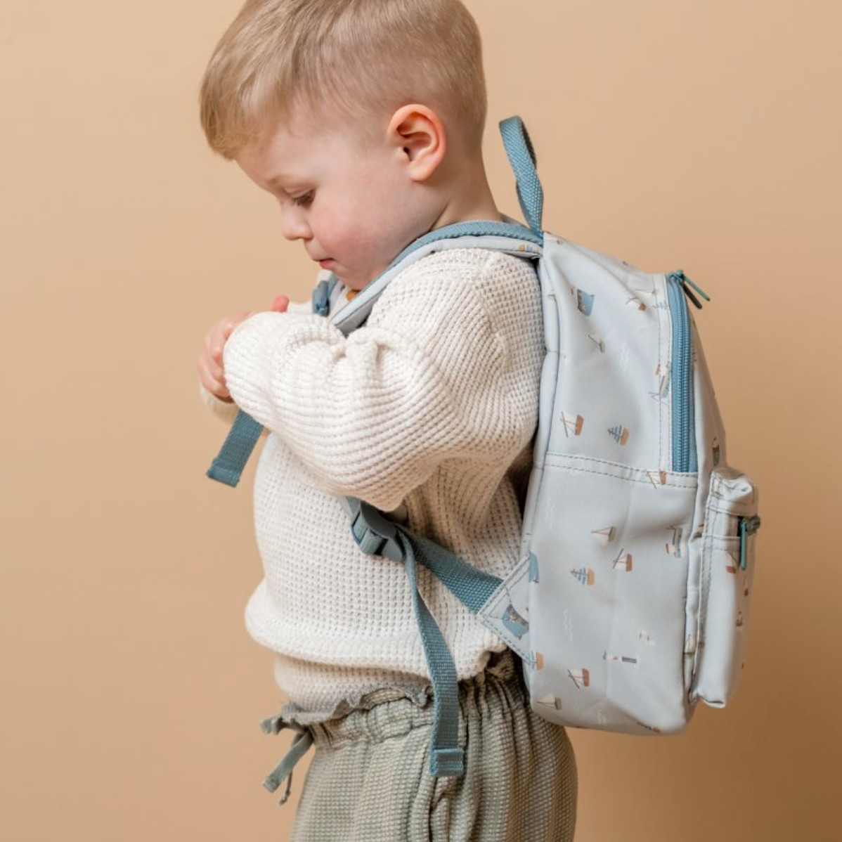 Sac à dos enfant My first bag Suede Look - Childhome – Comptoir des Kids