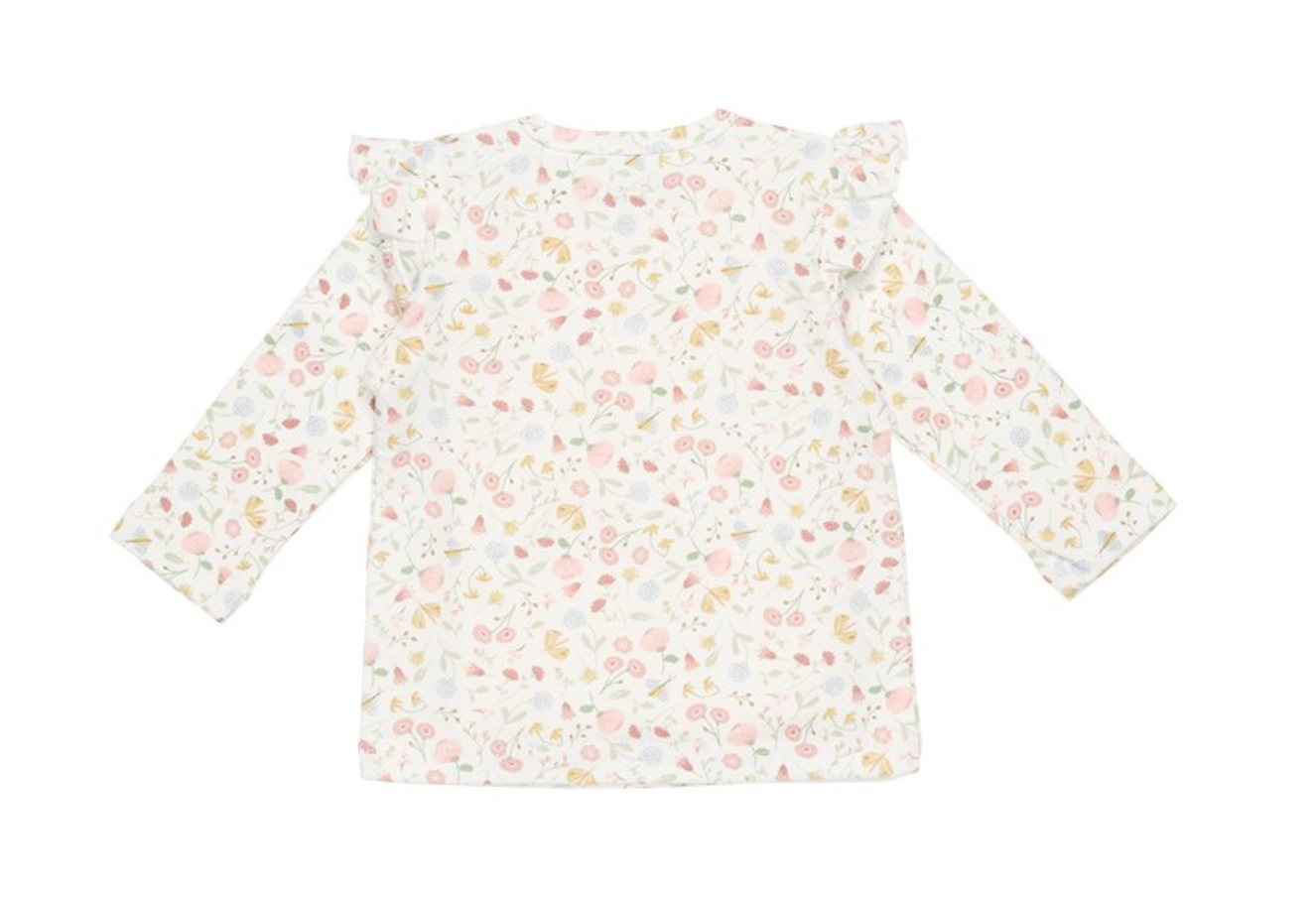 T-shirt manches longues Flowers & Butterflies - Little Dutch
