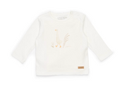 T-shirt met lange mouwen Little Goose Walking White - Little Dutch