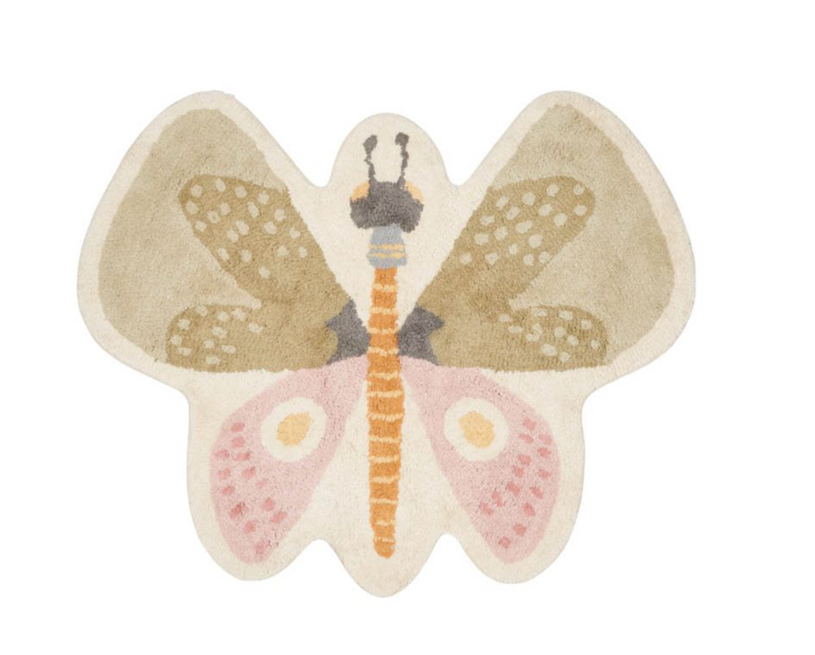 Tapis lavable Butterfly - Little dutch