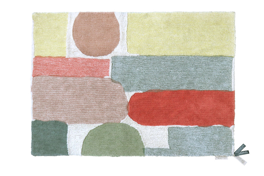 Abstract washable wool rug - Lorena Canals 