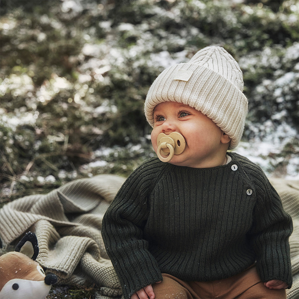 Snood en tricot doublé en polaire bébé/enfant garçon-fille SALINE