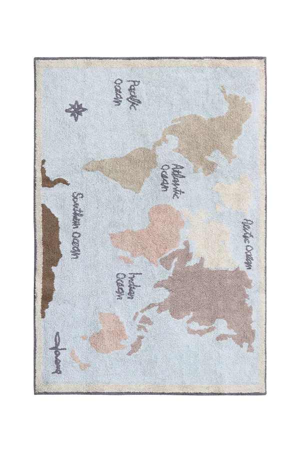 Vintage Map washable rug - Lorena Canals