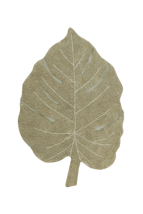 Tapis lavable Monstera Olive (Plusieurs tailles) - Lorena Canals