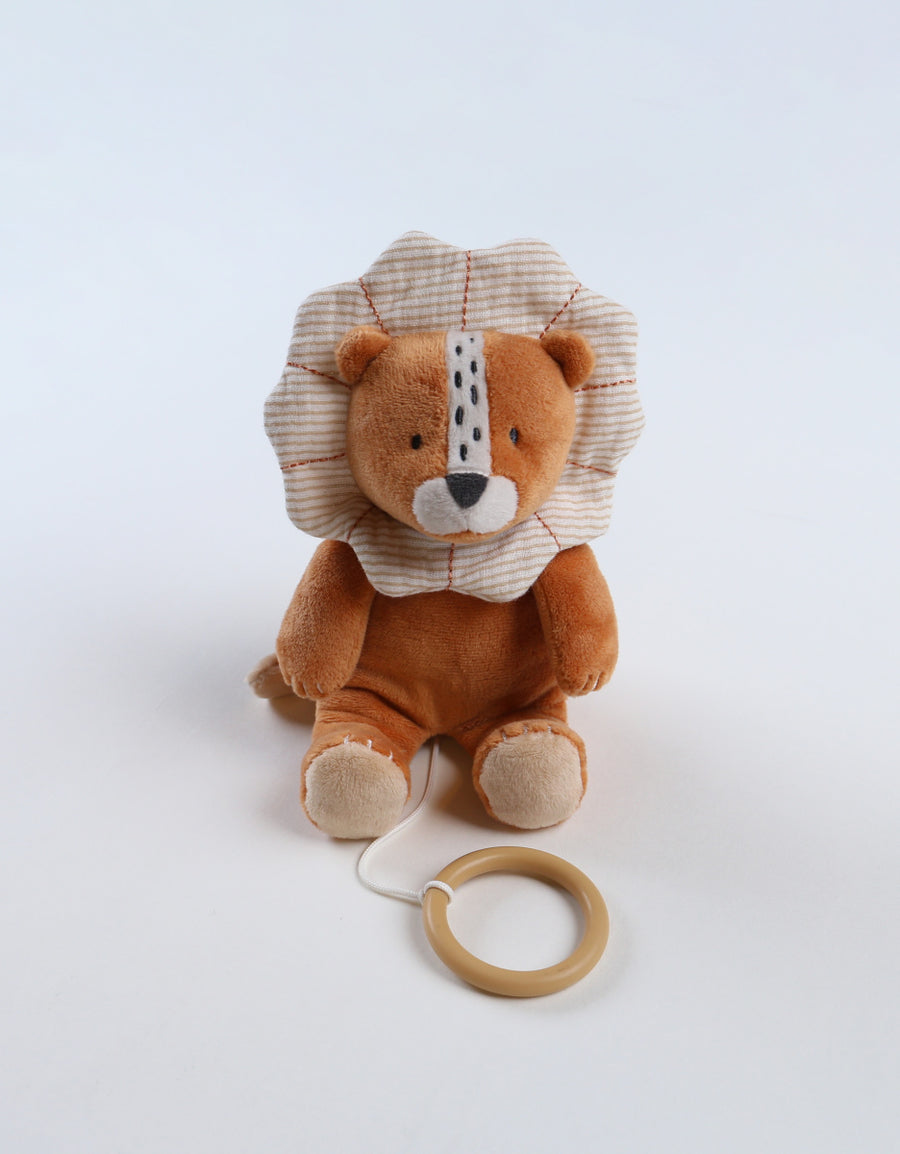 Babou mini muziekknuffel in Veloudoux Caramel - Noukies