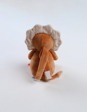 Babou mini muziekknuffel in Veloudoux Caramel - Noukies