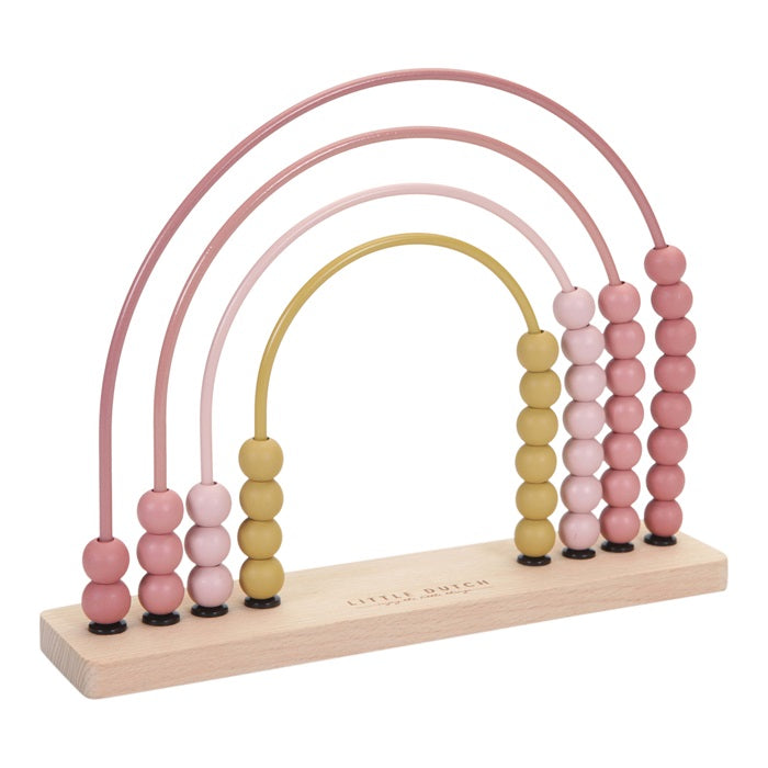 Abacus Rainbow Pink - Little Dutch