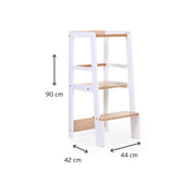 White/Natural Learning Tower - Childhome 