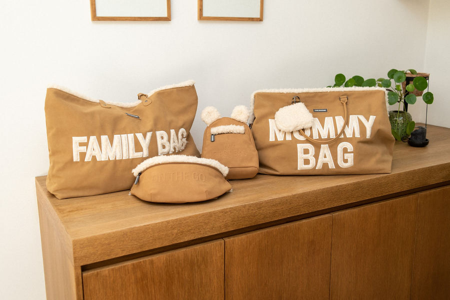 Family Bag changing bag Suede Look - Childhome 