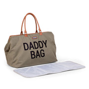 Daddy Bag luiertas Canvas Khaki - Childhome