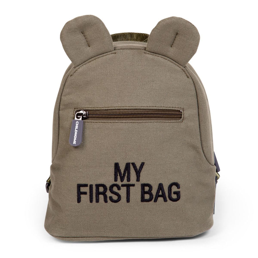 Sac à dos "My first bag" Toile Kaki - Childhome