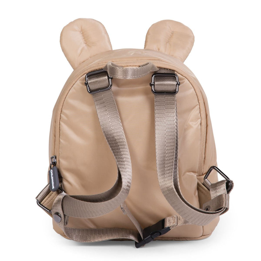 "My first bag" Quilted Beige Backpack - Childhome