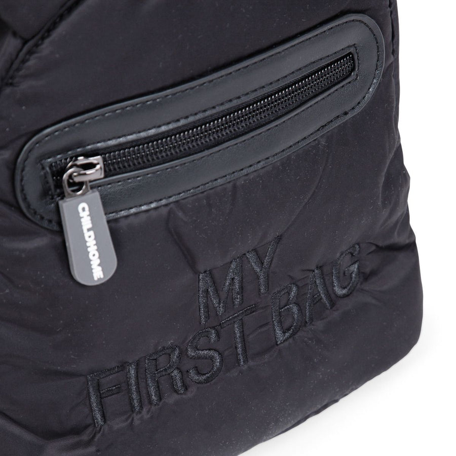 Sac à dos "My first bag" Matelassé Noir - Childhome
