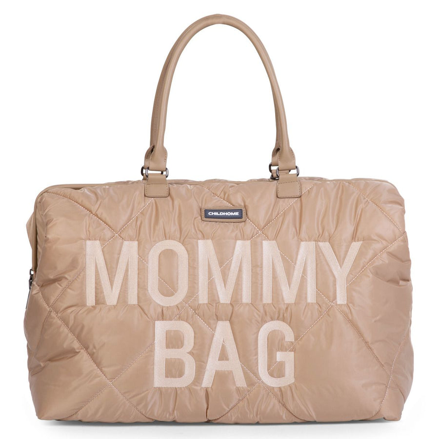 Mommy Bag Large - Gewatteerd Beige