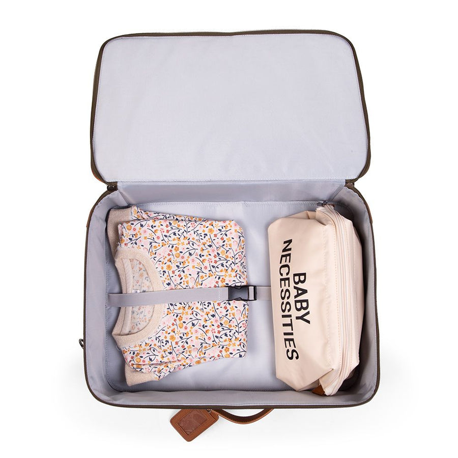 Children's Mini Traveler Suitcase Khaki Canvas - Childhome