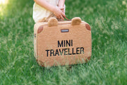 Valise Mini Traveller enfant Teddy Brun - Childhome