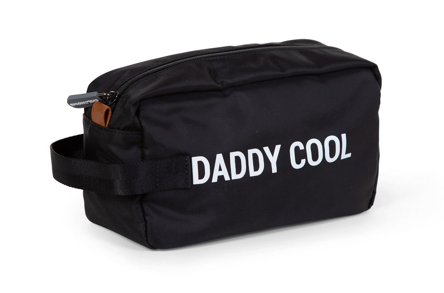 Daddy Cool toiletry bag Black / White - Childhome 
