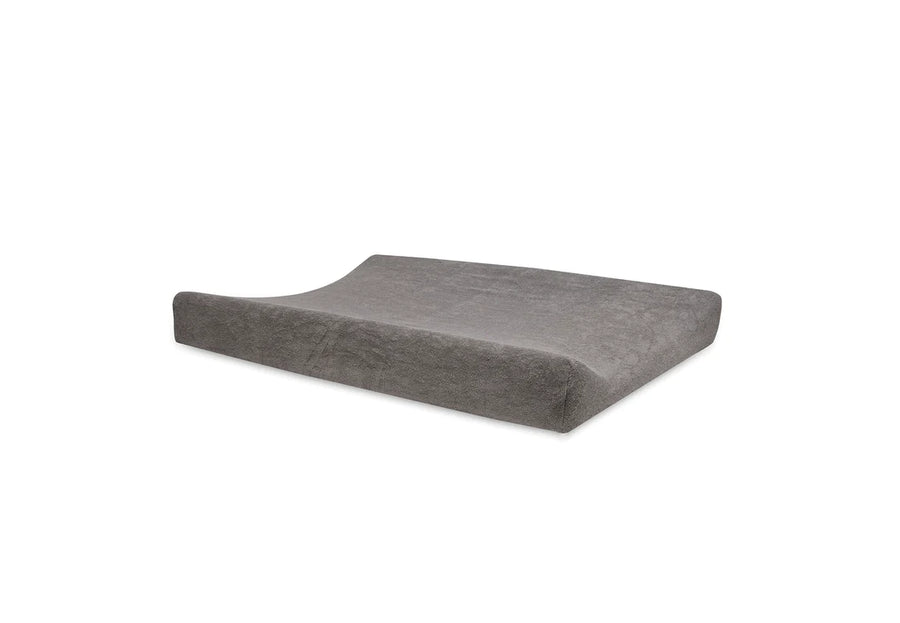 Pack of 2 Terry changing mat covers 50x70cm | Soft Grey/Stone Gray - Jollein