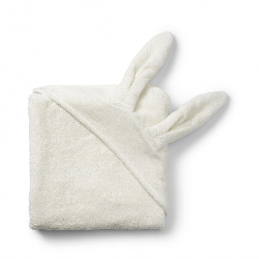 Vanilla White Bunny bath cape - Elodie details