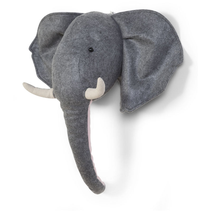 Tête d'éléphant en feutre - Childhome