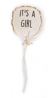 It's a Girl canvas balloon - Childhome