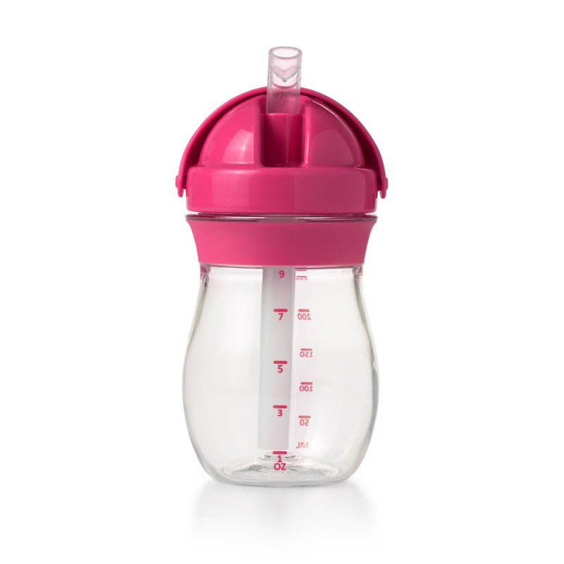 Gobelet à paille (250ml) Pink - Oxo Tot