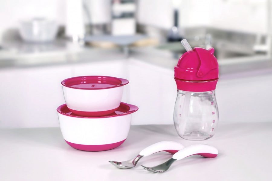 Straw cup (250ml) Pink - Oxo Tot 