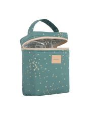 Hyde Park insulated bag for baby bottle and lunch | Gold Confetti Magic Green - Nobodinoz 