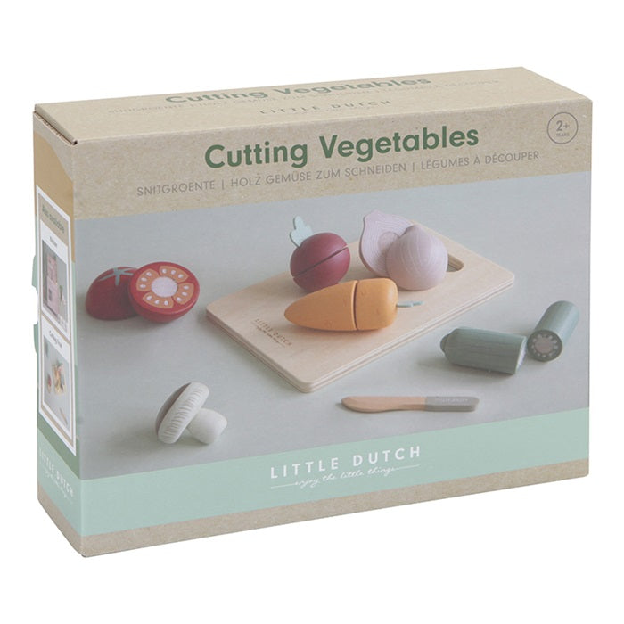 Vegetables to cut in Wood and Velcro - Little Dutch