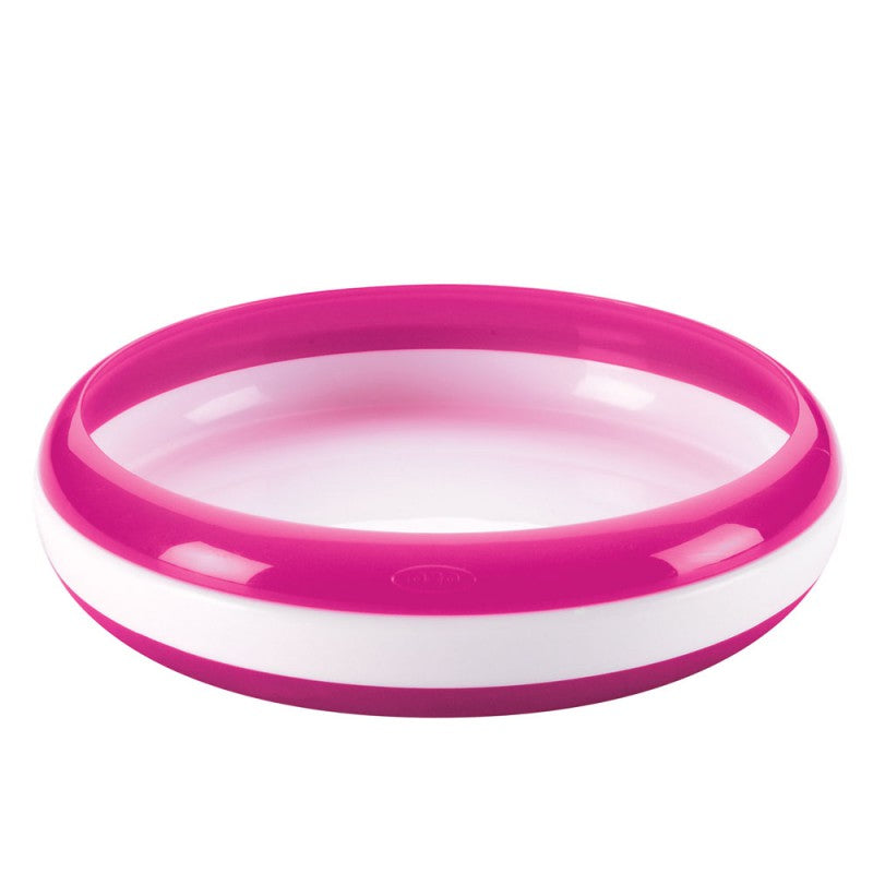 Assiette bord courbé Pink