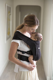 Embrace Pure Black Baby Carrier Ergobaby