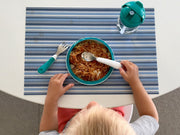 Teal fork &amp; spoon - OXO TOT 