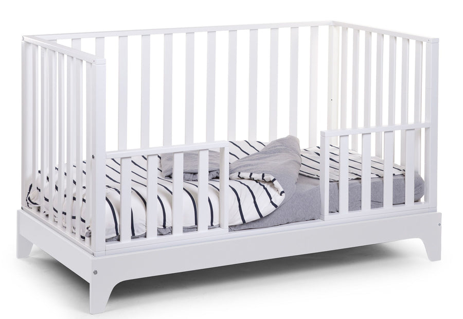 Adjustable baby bed 70 x 140cm MDF wood White - Childhome 