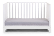 Lit bébé évolutif 70 x 140cm MDF bois Blanc - Childhome – Comptoir des Kids