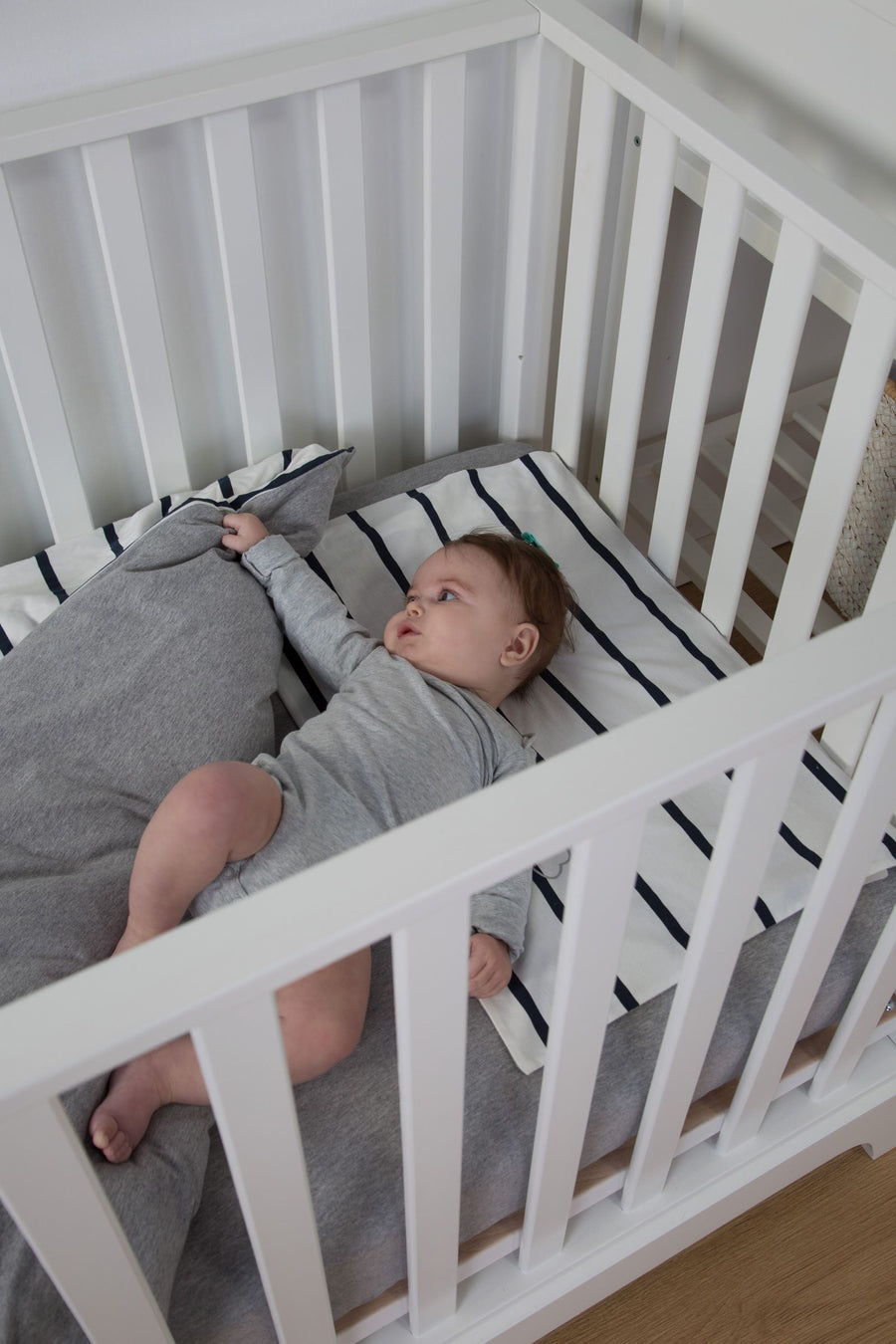 Lit bébé évolutif Romantic white 70 x 140cm - Childhome – Comptoir