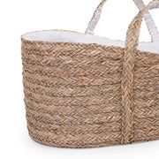Moses basket + Handles + Mattress included | Natural sea grass - Childhome 