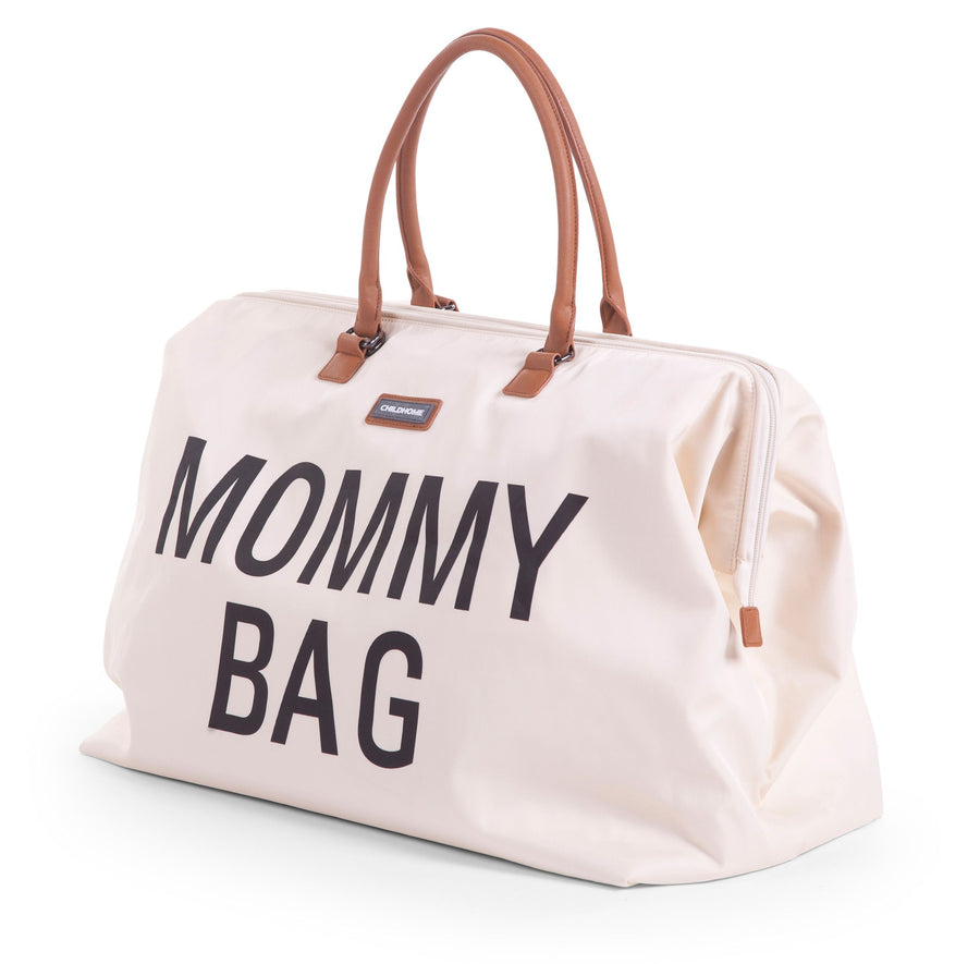Mommy Bag Large - Ecru/Zwart