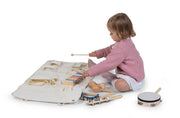 Music set 8 instruments + Foldable canvas organizer - Childhome 