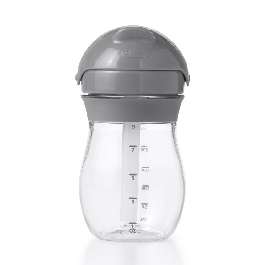 Straw cup (250ml) Gray - Oxo Tot 
