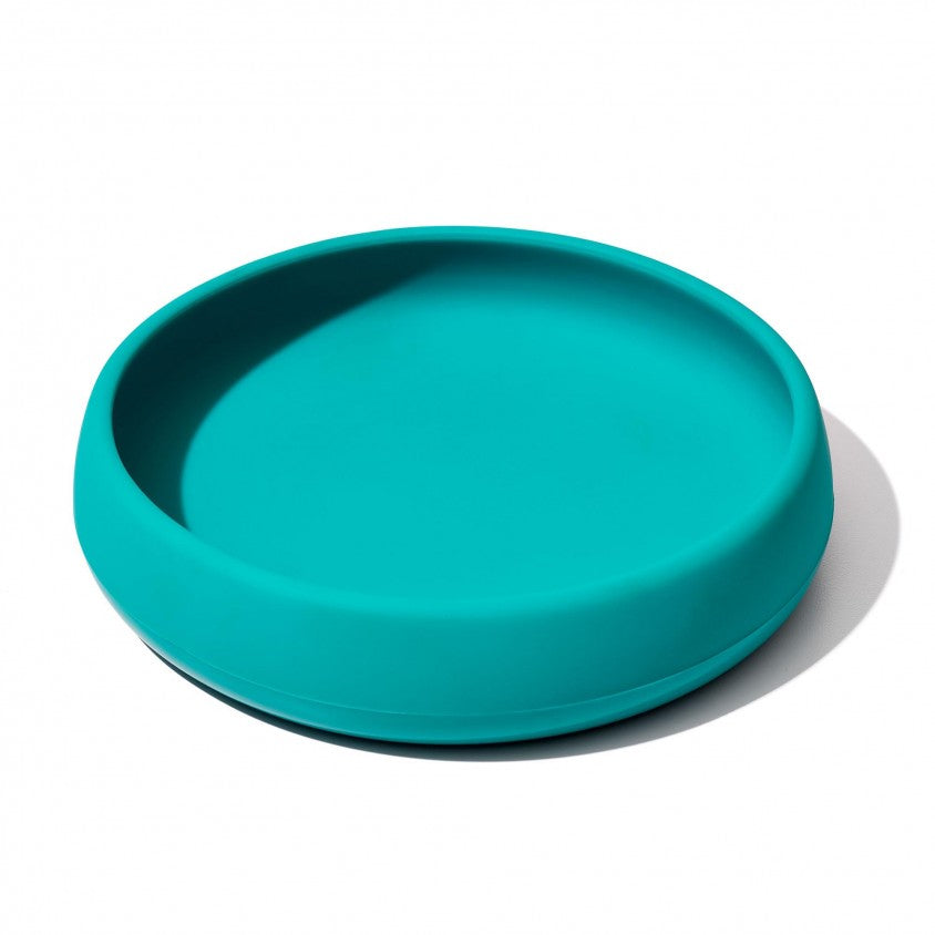Teal silicone plate - OXO TOT
