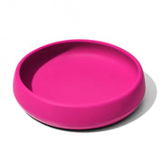 Pink silicone plate - OXO TOT 