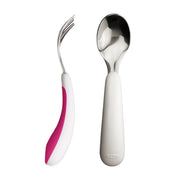 Pink fork &amp; spoon - OXO TOT 