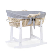 Rocking support for wooden bassinet White - Childhome 