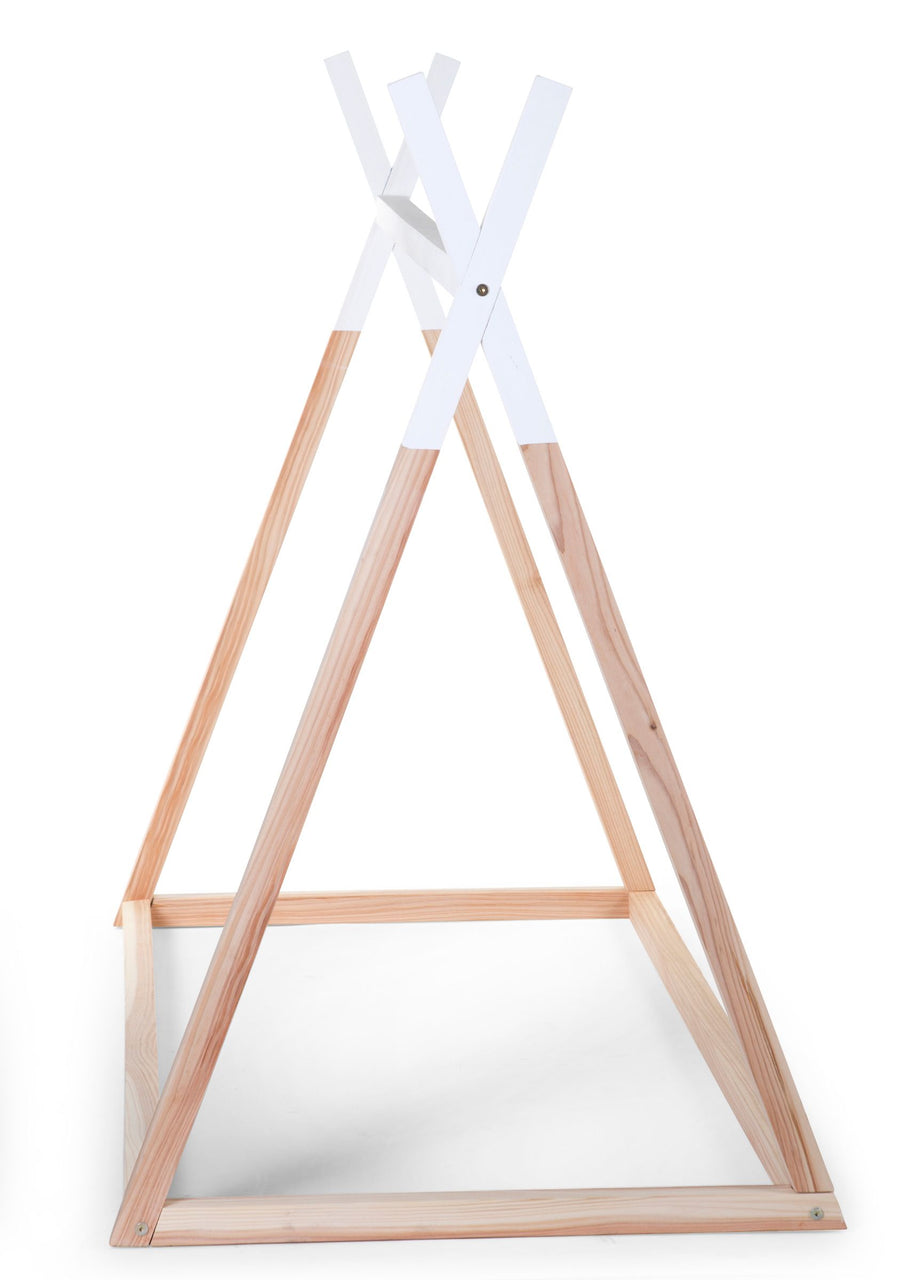 Teepee bed 70x140 White &amp; Natural - Childhome