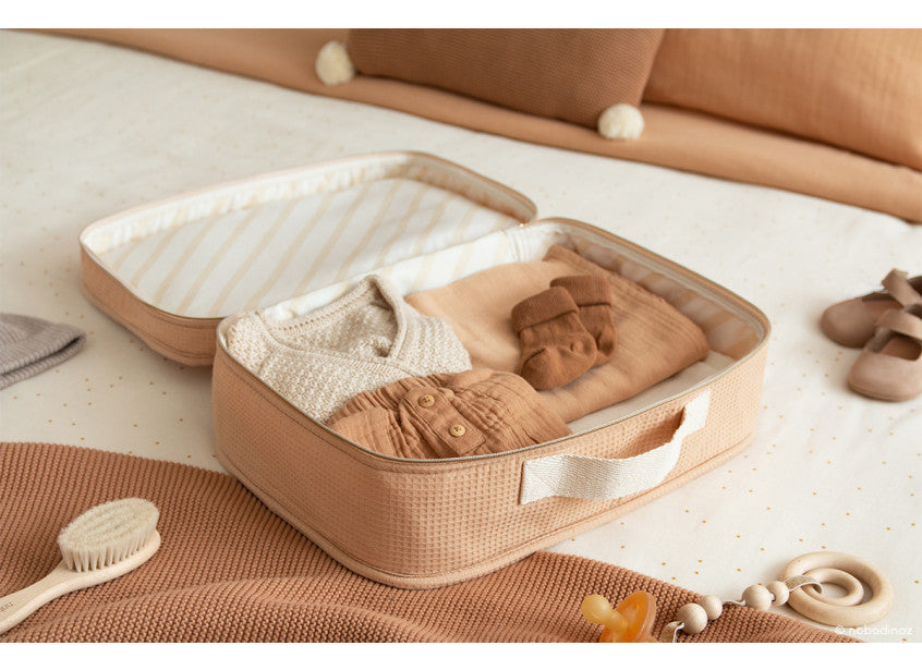 Victoria Maternity suitcase for baby Nude - Nobodinoz 