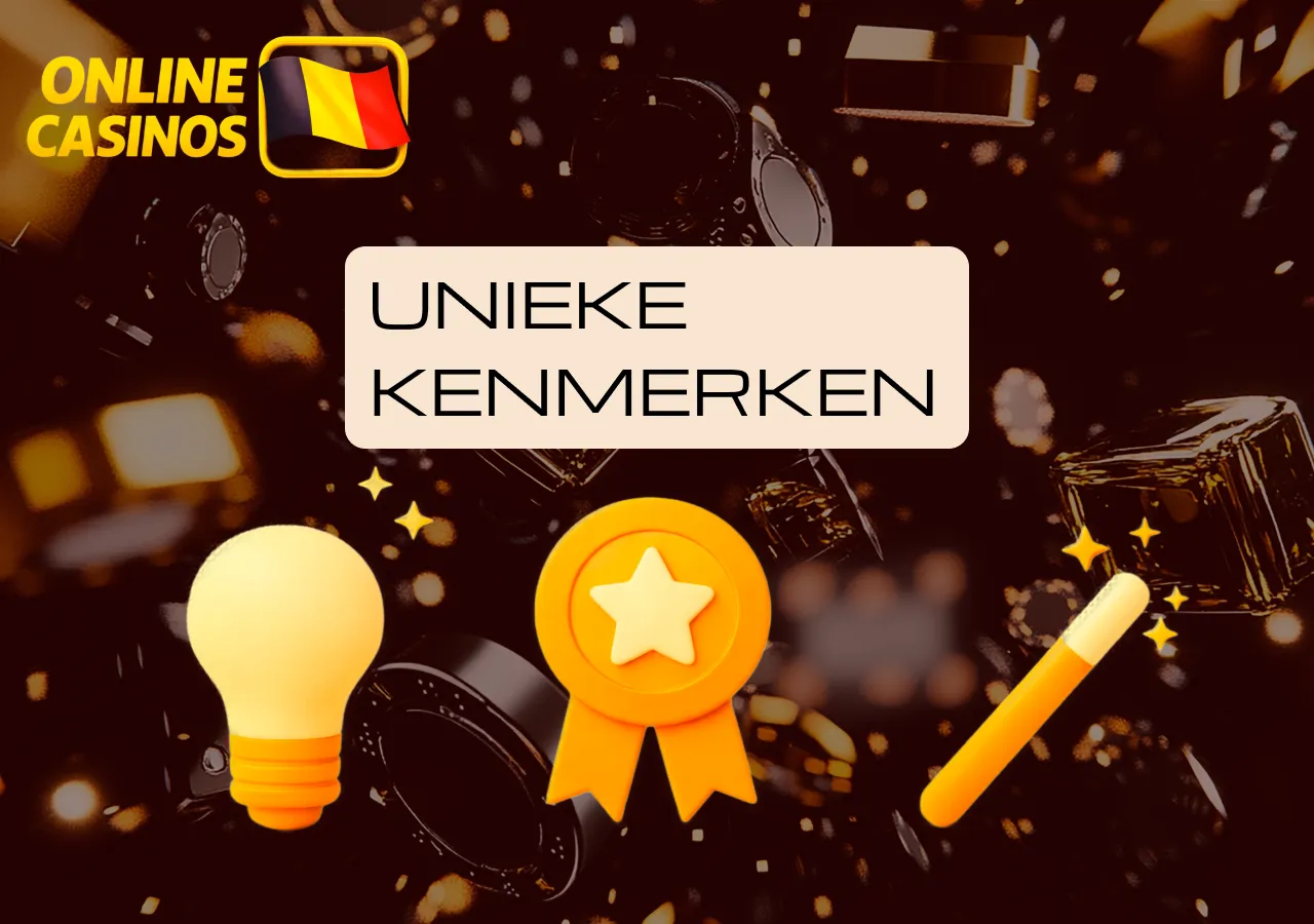 Unieke functies helpen casino’s zich te onderscheiden in België.